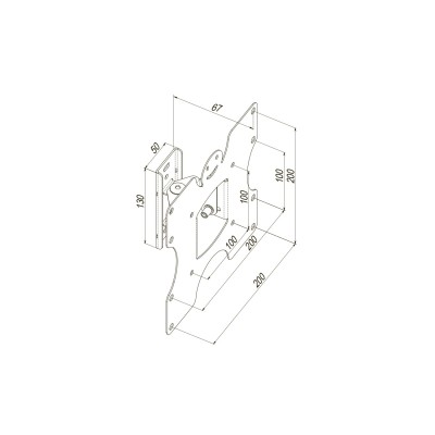 Кріплення ТВ поворотне KSL WMB-4022T 19-43" Кріплення ТВ поворотне KSL WMB-4022T 19-43"
