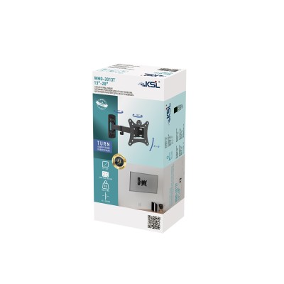 Кріплення ТВ поворотне KSL WMO-3013T 13-28" Кріплення ТВ поворотне KSL WMO-3013T 13-28"
