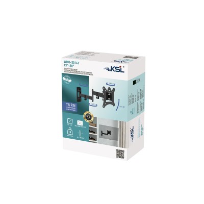 Кріплення ТВ поворотне KSL WMO-3014T 13-28" Кріплення ТВ поворотне KSL WMO-3014T 13-28"
