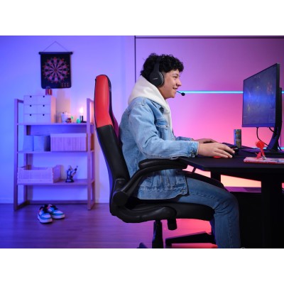 Крісло Trust GXT703 Riye, ПУ шкіра, Foldable Armrests, чорний (25128_TRUST) Крісло Trust GXT703 Riye, ПУ шкіра, Foldable Armrests, чорний (25128_TRUST)