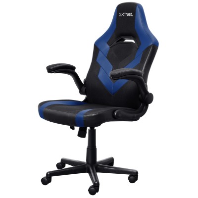 Крісло Trust GXT703B Riye, ПУ шкіра, Foldable Armrests, синій (25129_TRUST) Крісло Trust GXT703B Riye, ПУ шкіра, Foldable Armrests, синій (25129_TRUST)