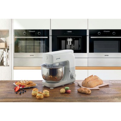 Кухонна машина Gorenje 800Вт, чаша-метал, корпус-метал, насадок-3, білий (MMC805W) Кухонна машина Gorenje 800Вт, чаша-метал, корпус-метал, насадок-3, білий (MMC805W)
