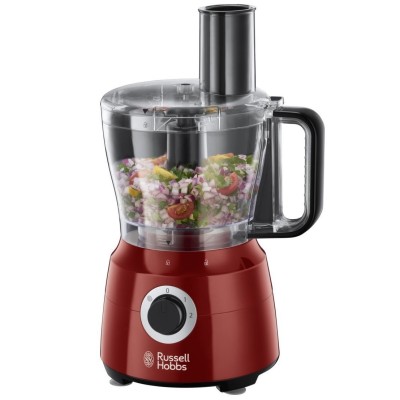 Кухонна машина Russell Hobbs Desire 600Вт, чаша-пластик, корпус-пластик, насадок-9, червоний (24730-56) Кухонна машина Russell Hobbs Desire 600Вт, чаша-пластик, корпус-пластик, насадок-9, червоний (24730-56)