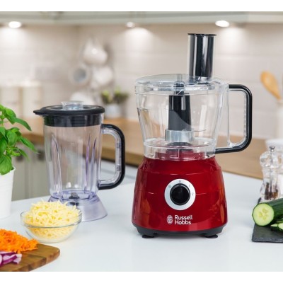 Кухонна машина Russell Hobbs Desire 600Вт, чаша-пластик, корпус-пластик, насадок-9, червоний (24730-56) Кухонна машина Russell Hobbs Desire 600Вт, чаша-пластик, корпус-пластик, насадок-9, червоний (24730-56)