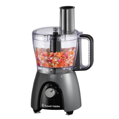 Кухонна машина Russell Hobbs Desire Matte Charcoal, 600Вт, чаша-пластик, корпус-пластик, насадок-4, чорний (27111-56) Кухонна машина Russell Hobbs Desire Matte Charcoal, 600Вт, чаша-пластик, корпус-пластик, насадок-4, чорний (27111-56)