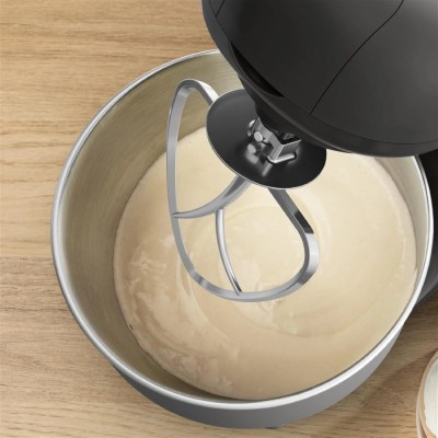 Кухонна машина Tefal Bake Essential 800Вт, чаша-метал, корпус-метал/пластик, насадок-4, чорний (QB161H38) Кухонна машина Tefal Bake Essential 800Вт, чаша-метал, корпус-метал/пластик, насадок-4, чорний (QB161H38)