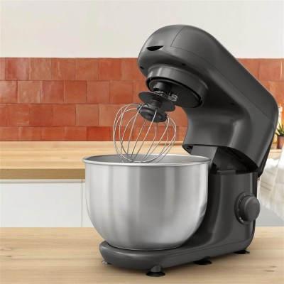 Кухонна машина Tefal Bake Essential 800Вт, чаша-метал, корпус-метал/пластик, насадок-4, чорний (QB161H38) Кухонна машина Tefal Bake Essential 800Вт, чаша-метал, корпус-метал/пластик, насадок-4, чорний (QB161H38)