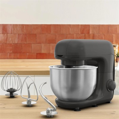 Кухонна машина Tefal Bake Essential 800Вт, чаша-метал, корпус-метал/пластик, насадок-4, чорний (QB161H38) Кухонна машина Tefal Bake Essential 800Вт, чаша-метал, корпус-метал/пластик, насадок-4, чорний (QB161H38)
