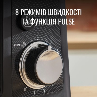Кухонна машина Tefal Bake Partner 1100Вт, чаша-метал, корпус-пластик, насадок-8, чорний (QB525838) Кухонна машина Tefal Bake Partner 1100Вт, чаша-метал, корпус-пластик, насадок-8, чорний (QB525838)