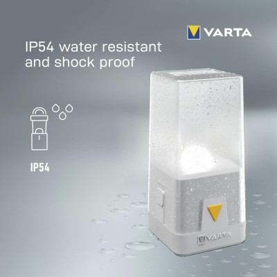 Ліхтар VARTA Кемпінговий Ambiance L10 , IP54, до 150 люмен, до 250 годин роботи, 3хАА (16666101111) Ліхтар VARTA Кемпінговий Ambiance L10 , IP54, до 150 люмен, до 250 годин роботи, 3хАА (16666101111)