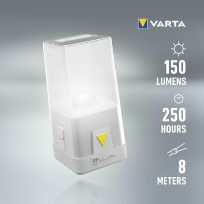 Ліхтар VARTA Кемпінговий Ambiance L10 , IP54, до 150 люмен, до 250 годин роботи, 3хАА (16666101111) Ліхтар VARTA Кемпінговий Ambiance L10 , IP54, до 150 люмен, до 250 годин роботи, 3хАА (16666101111)