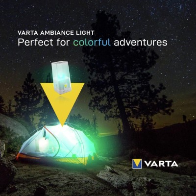 Ліхтар VARTA Кемпінговий Ambiance L10 , IP54, до 150 люмен, до 250 годин роботи, 3хАА (16666101111) Ліхтар VARTA Кемпінговий Ambiance L10 , IP54, до 150 люмен, до 250 годин роботи, 3хАА (16666101111)