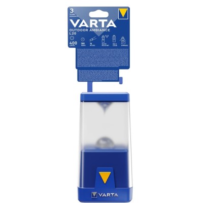 Ліхтар VARTA Кемпінговий Ambiance L20, IP54, до 400 люмен, до 300 годин роботи, 6хАА (17666101111) Ліхтар VARTA Кемпінговий Ambiance L20, IP54, до 400 люмен, до 300 годин роботи, 6хАА (17666101111)