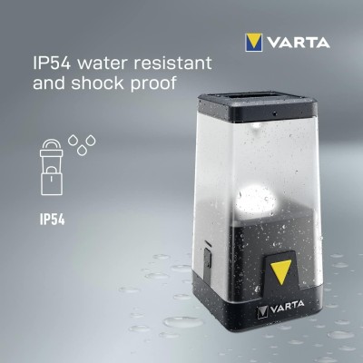 Ліхтар VARTA Кемпінговий Ambiance L30RH з гібридною системою живлення акумулятор/батарейки, IP54, до 500 люмен, до 370 годин роб Ліхтар VARTA Кемпінговий Ambiance L30RH з гібридною системою живлення акумулятор/батарейки, IP54, до 500 люмен, до 370 годин роб