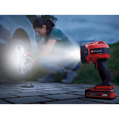 Ліхтар акумуляторний Einhell TE-CL 18/2500 LiAC - Solo акум., PXC, 2500 лм, 18В, 6500 К, 7 LED, 18/12В, 0.6 кг (без АКБ і ЗП) (4