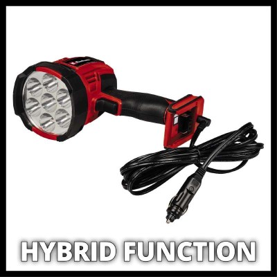 Ліхтар акумуляторний Einhell TE-CL 18/2500 LiAC - Solo акум., PXC, 2500 лм, 18В, 6500 К, 7 LED, 18/12В, 0.6 кг (без АКБ і ЗП) (4