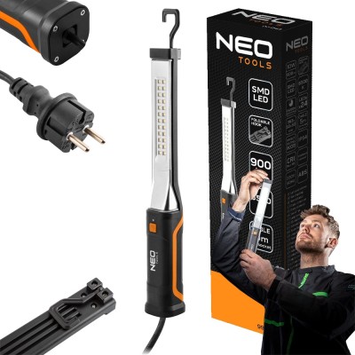 Ліхтар інспекційний Neo Tools, 220В, 900лм, 10Вт, кабель 5м, гачок 360°, IK08 стійкість до удару, IP44 (99-044) Ліхтар інспекційний Neo Tools, 220В, 900лм, 10Вт, кабель 5м, гачок 360°, IK08 стійкість до удару, IP44 (99-044)