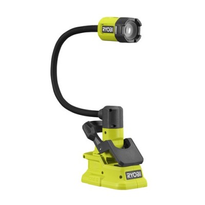 Ліхтар інспекційний акумуляторний Ryobi ONE+ RLCF18-0, 18В, 400лм, 2 функції освітлення, гнучкий, затискач без АКБ та ЗП (513300 Ліхтар інспекційний акумуляторний Ryobi ONE+ RLCF18-0, 18В, 400лм, 2 функції освітлення, гнучкий, затискач без АКБ та ЗП (513300