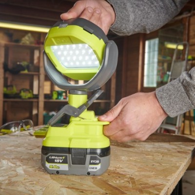 Ліхтар інспекційний акумуляторний Ryobi ONE+ RLCL18-0, 18В, 1000лм, 2 функції освітлення, затискач без АКБ та ЗП (5133005594)