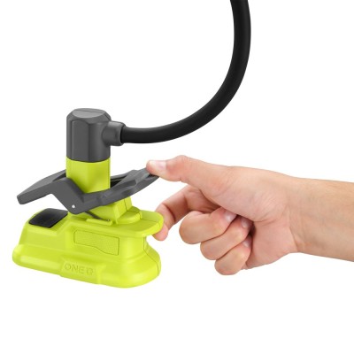 Ліхтар інспекційний акумуляторний Ryobi ONE+ RML18-0, 18В, 500лм, 2 функції освітлення, гнучкий, затискач без АКБ та ЗП (5133005 Ліхтар інспекційний акумуляторний Ryobi ONE+ RML18-0, 18В, 500лм, 2 функції освітлення, гнучкий, затискач без АКБ та ЗП (5133005