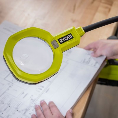 Ліхтар інспекційний акумуляторний Ryobi ONE+ RML18-0, 18В, 500лм, 2 функції освітлення, гнучкий, затискач без АКБ та ЗП (5133005 Ліхтар інспекційний акумуляторний Ryobi ONE+ RML18-0, 18В, 500лм, 2 функції освітлення, гнучкий, затискач без АКБ та ЗП (5133005