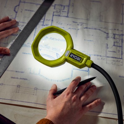 Ліхтар інспекційний акумуляторний Ryobi ONE+ RML18-0, 18В, 500лм, 2 функції освітлення, гнучкий, затискач без АКБ та ЗП (5133005 Ліхтар інспекційний акумуляторний Ryobi ONE+ RML18-0, 18В, 500лм, 2 функції освітлення, гнучкий, затискач без АКБ та ЗП (5133005