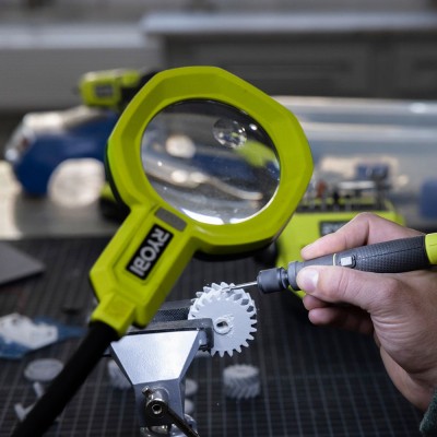 Ліхтар інспекційний акумуляторний Ryobi ONE+ RML18-0, 18В, 500лм, 2 функції освітлення, гнучкий, затискач без АКБ та ЗП (5133005 Ліхтар інспекційний акумуляторний Ryobi ONE+ RML18-0, 18В, 500лм, 2 функції освітлення, гнучкий, затискач без АКБ та ЗП (5133005