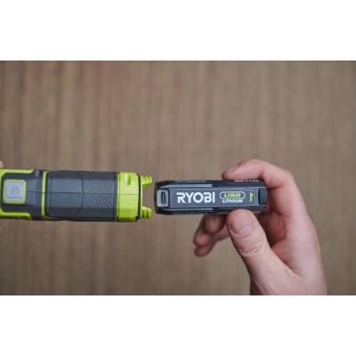 Ліхтар інспекційний акумуляторний Ryobi USB Lithium RLI4-120G, 4В, 2А·год, 650лм, 3 функції освітлення, магніт, затискач (513300 Ліхтар інспекційний акумуляторний Ryobi USB Lithium RLI4-120G, 4В, 2А·год, 650лм, 3 функції освітлення, магніт, затискач (513300