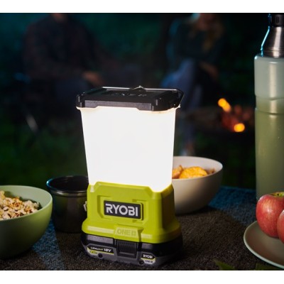 Ліхтар кемпінговий акумуляторний Ryobi ONE+ RLL18-0, 850лм, USB для заряджання пристроїв, 3 функції освітлення без АКБ та ЗП (51 Ліхтар кемпінговий акумуляторний Ryobi ONE+ RLL18-0, 850лм, USB для заряджання пристроїв, 3 функції освітлення без АКБ та ЗП (51