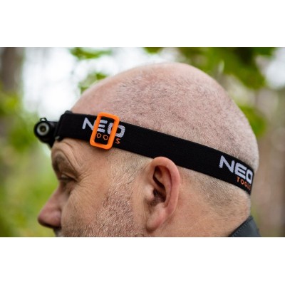 Ліхтар налобний акумуляторний Neo Tools, 700мА•год, 600лм, 6Вт, 4 функції освітлення, IPX4 (99-027) Ліхтар налобний акумуляторний Neo Tools, 700мА•год, 600лм, 6Вт, 4 функції освітлення, IPX4 (99-027)