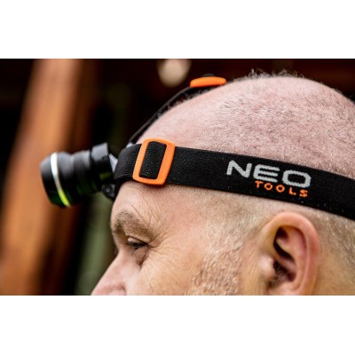 Ліхтар налобний на батарейках Neo Tools, AAAх3, 400лм, 5Вт, 3 функції освітлення, зум (99-200) Ліхтар налобний на батарейках Neo Tools, AAAх3, 400лм, 5Вт, 3 функції освітлення, зум (99-200)