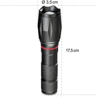 Ліхтар ручний на батарейках Hama SOLID PRO, AAAx3, 200лм, 5Вт, LED, чорний (00185808) Ліхтар ручний на батарейках Hama SOLID PRO, AAAx3, 200лм, 5Вт, LED, чорний (00185808)