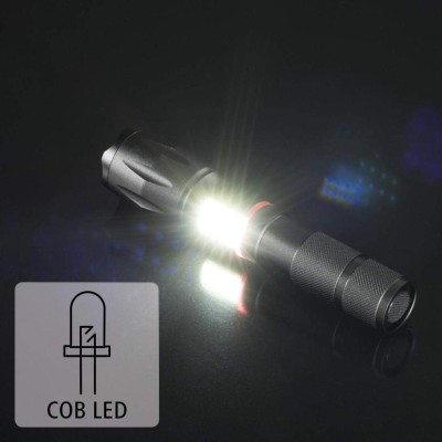 Ліхтар ручний на батарейках Hama SOLID PRO, AAAx3, 200лм, 5Вт, LED, чорний (00185808) Ліхтар ручний на батарейках Hama SOLID PRO, AAAx3, 200лм, 5Вт, LED, чорний (00185808)