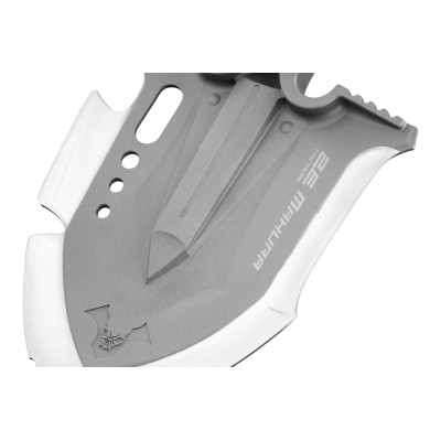Лопата-мультитул тактична 2E Mahura Steel Gray розбірна, 23в1, з сумкою у комплекті, 107 см макс., 1.5 кг (2E-TSMTSF3-STGR) Лопата-мультитул тактична 2E Mahura Steel Gray розбірна, 23в1, з сумкою у комплекті, 107 см макс., 1.5 кг (2E-TSMTSF3-STGR)
