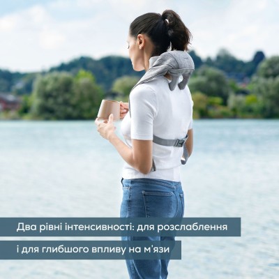 Масажер Beurer для тіла, літій- іонний акум., вага - 1,159кг, змінний чохол, сірий (MG_154)