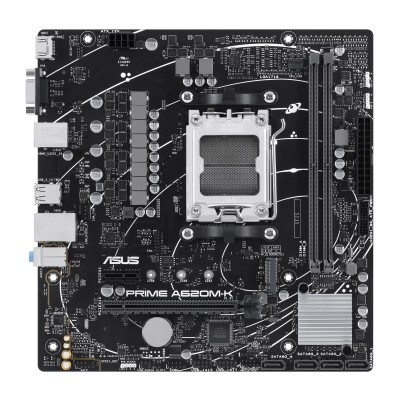 Материнcька плата ASUS PRIME A620M-K sAM5 A620 2xDDR5 HDMI D-Sub mATX (90MB1F40-M0EAY0)