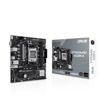 Материнcька плата ASUS PRIME A620M-K sAM5 A620 2xDDR5 HDMI D-Sub mATX (90MB1F40-M0EAY0)