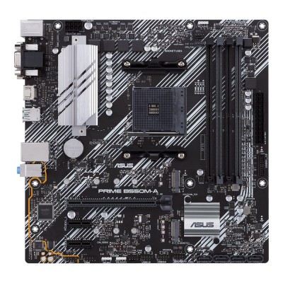 Материнcька плата ASUS PRIME B550M-A/CSM sAM4 B550 4xDDR4 M.2 HDMI DVI D-Sub CSM mATX (90MB14I0-M0EAYC)