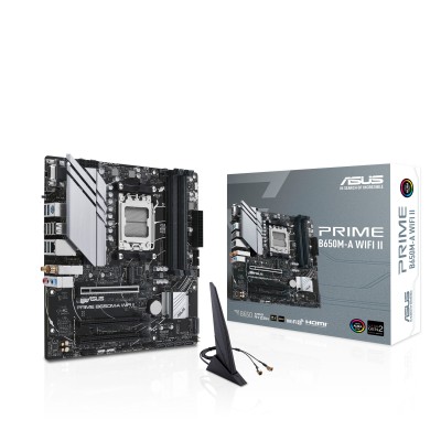 Материнcька плата ASUS PRIME B650M-A WIFI II sAM5 B650 4xDDR5 M.2 D-Sub HDMI DP WiFi BT mATX (90MB1EG0-M0EAY0) Материнcька плата ASUS PRIME B650M-A WIFI II sAM5 B650 4xDDR5 M.2 D-Sub HDMI DP WiFi BT mATX (90MB1EG0-M0EAY0)
