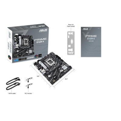 Материнcька плата ASUS PRIME B760M-K s1700 B760 2xDDR5 M.2 HDMI D-Sub mATX (90MB1FI0-M1EAY0) Материнcька плата ASUS PRIME B760M-K s1700 B760 2xDDR5 M.2 HDMI D-Sub mATX (90MB1FI0-M1EAY0)