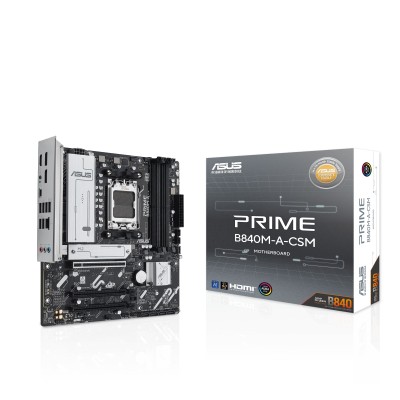 Материнcька плата ASUS PRIME B840M-A-CSM sAM5 B840 4xDDR5 M.2 HDMI DP mATX CSM (90MB1J10-M0EAYC) Материнcька плата ASUS PRIME B840M-A-CSM sAM5 B840 4xDDR5 M.2 HDMI DP mATX CSM (90MB1J10-M0EAYC)