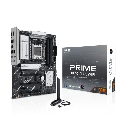 Материнcька плата ASUS PRIME B840-PLUS WIFI sAM5 B840 4xDDR5 M.2 HDMI DP WiFi BT ATX (90MB1IZ0-M0EAY0)