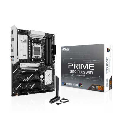Материнcька плата ASUS PRIME B850-PLUS WIFI sAM5 B850 4xDDR5 M.2 HDMI DP WiFi BT ATX (90MB1L80-M0EAY0)