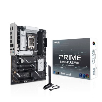 Материнcька плата ASUS PRIME B860-PLUS WIFI s1851 B860 4xDDR5 M.2 DP HDMI Wi-Fi BT ATX (90MB1K50-M0EAY0) Материнcька плата ASUS PRIME B860-PLUS WIFI s1851 B860 4xDDR5 M.2 DP HDMI Wi-Fi BT ATX (90MB1K50-M0EAY0)