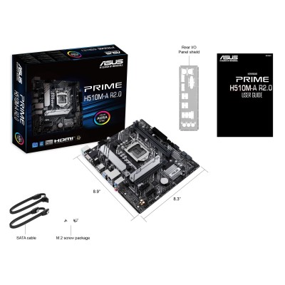 Материнcька плата ASUS PRIME H510M-A R2.0 s1200 H470 2xDDR4 M.2 HDMI DP mATX (90MB1FP0-M0EAY0) Материнcька плата ASUS PRIME H510M-A R2.0 s1200 H470 2xDDR4 M.2 HDMI DP mATX (90MB1FP0-M0EAY0)