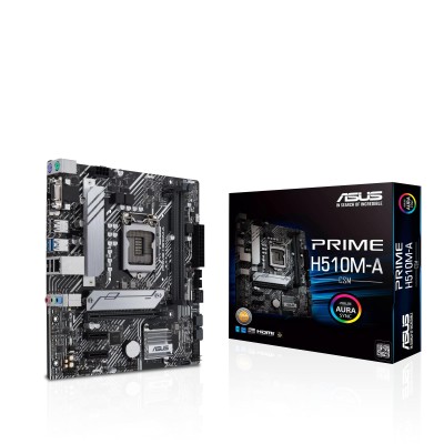 Материнcька плата ASUS PRIME H510M-A s1200 H510 2xDDR4 M.2 HDMI DP D-Sub mATX (90MB17C0-M0EAY0) Материнcька плата ASUS PRIME H510M-A s1200 H510 2xDDR4 M.2 HDMI DP D-Sub mATX (90MB17C0-M0EAY0)