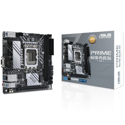 Материнcька плата ASUS PRIME H610I-PLUS D4-CSM s1700 H610 2xDDR4 M.2 HDMI D-Sub DP mITX (90MB1B20-M0EAYC) Материнcька плата ASUS PRIME H610I-PLUS D4-CSM s1700 H610 2xDDR4 M.2 HDMI D-Sub DP mITX (90MB1B20-M0EAYC)