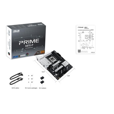 Материнcька плата ASUS PRIME X870-P sAM5 X870 4xDDR5 M.2 HDMI ATX (90MB1IT0-M0EAY0) Материнcька плата ASUS PRIME X870-P sAM5 X870 4xDDR5 M.2 HDMI ATX (90MB1IT0-M0EAY0)