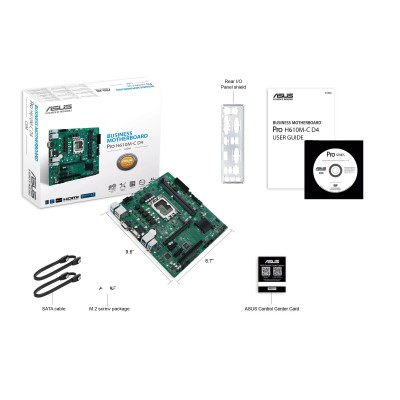 Материнcька плата ASUS PRO H610M-C D4-CSM s1700 H610 2xDDR4 M.2 HDMI D-Sub mATX (90MB1A30-M0EAYC) Материнcька плата ASUS PRO H610M-C D4-CSM s1700 H610 2xDDR4 M.2 HDMI D-Sub mATX (90MB1A30-M0EAYC)