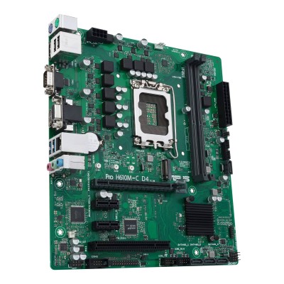 Материнcька плата ASUS PRO H610M-C D4-CSM s1700 H610 2xDDR4 M.2 HDMI D-Sub mATX (90MB1A30-M0EAYC) Материнcька плата ASUS PRO H610M-C D4-CSM s1700 H610 2xDDR4 M.2 HDMI D-Sub mATX (90MB1A30-M0EAYC)